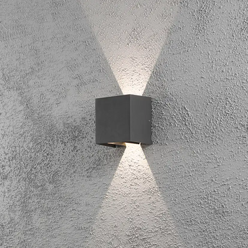 Vägglykta Gnosjö Konstsmide Cremona High Power 2x3W LED