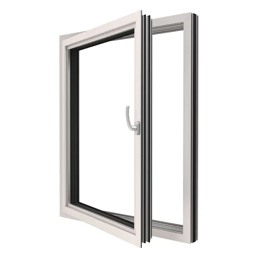 Sidohängt Fönster NorDan HelAlu 3-Glas Aluminium