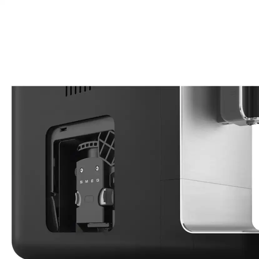 Espressomaskin Smeg BCC12BLMEU Compact Design med Inbyggd Kaffekvarn