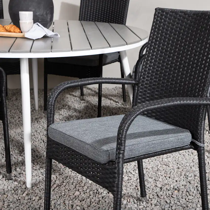 Matgrupp Utomhus Venture Home Break Ø150 cm med 6 Anna Trädgårdsstolar