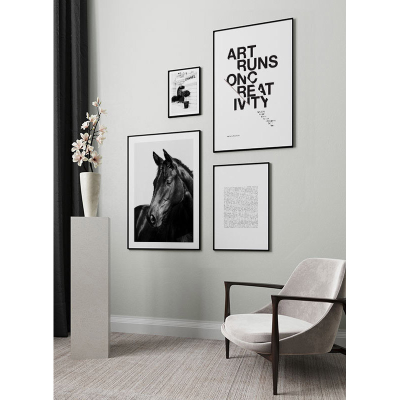 Poster Gallerix Black Horse