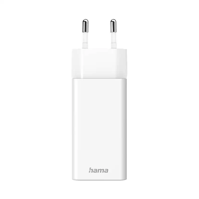 Miniladdare HAMA USB-C + USB-A Qualcomm 3.0 38W Vit