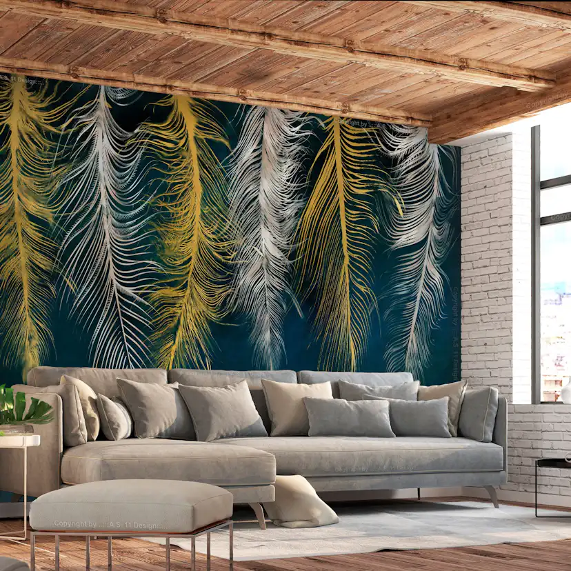 Fototapet Arkiio Gilded Feathers