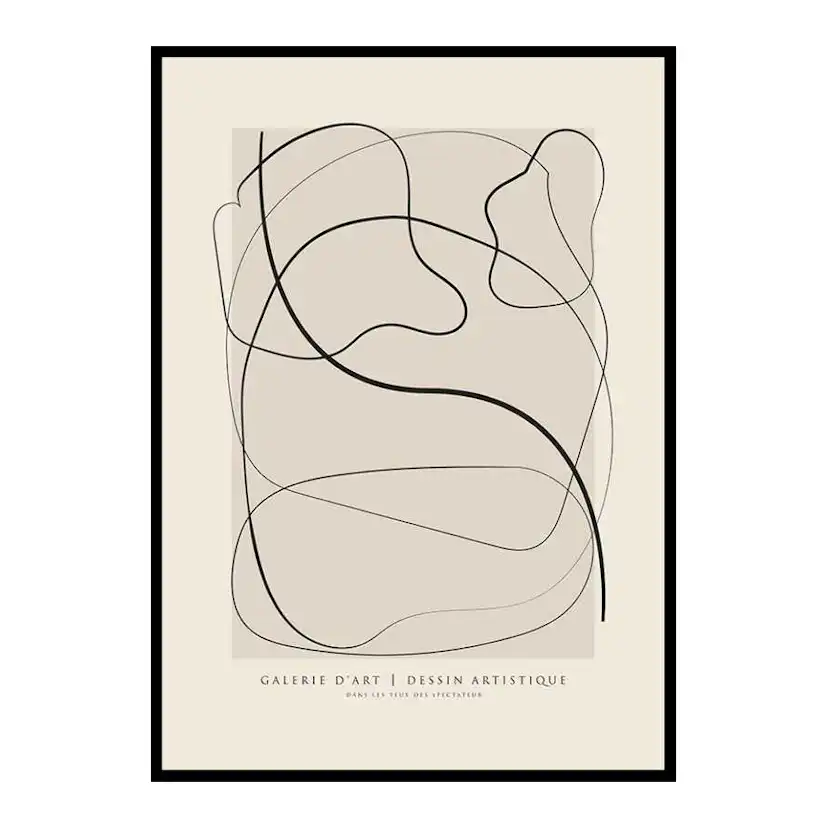 Poster Gallerix Dessin Artistique No1