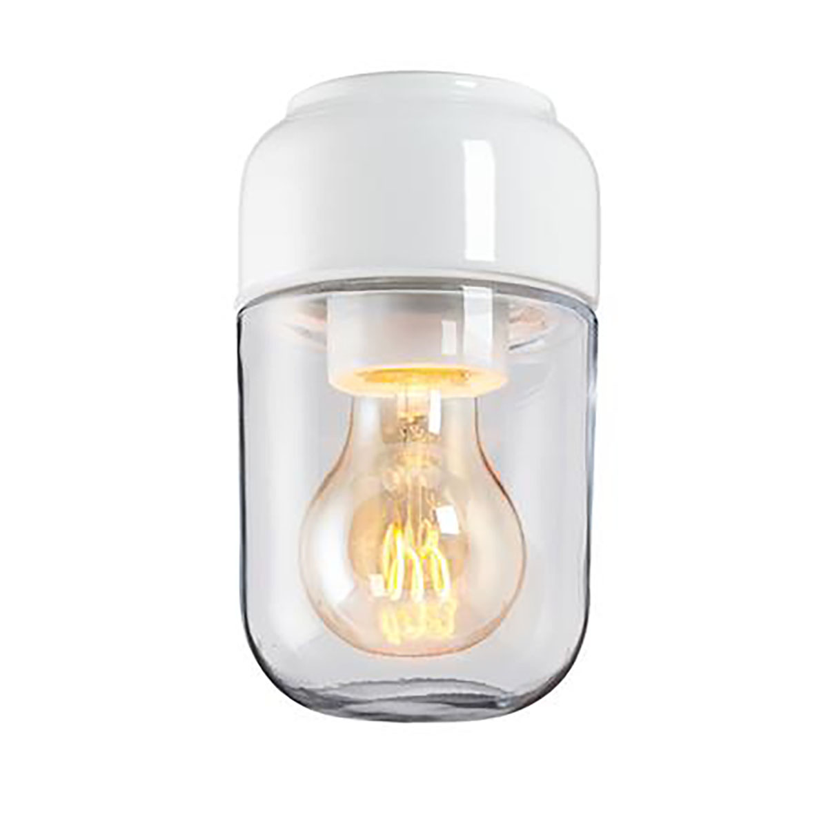 Vägg-/Taklampa Ifö Electric Ohm 100/170 Klar Bastu