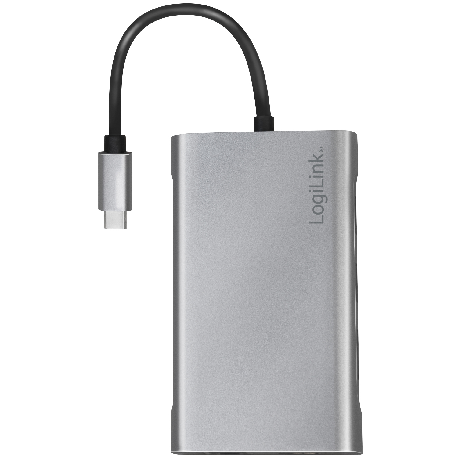 USB-C-docka LogiLink 8-i-1 HDMI/DP/RJ45/USB/USB-C 100W