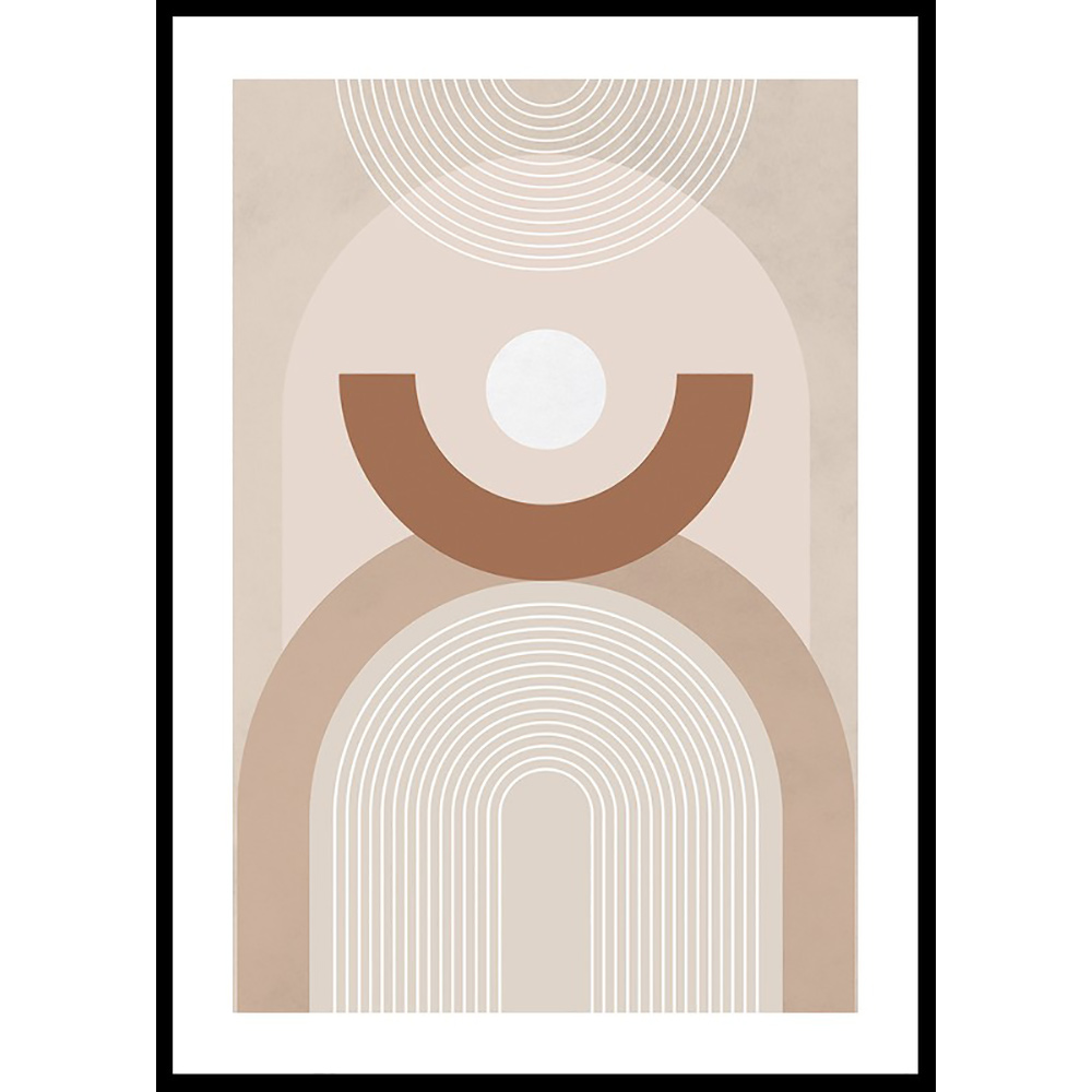 Poster Gallerix Geometric Shapes No3