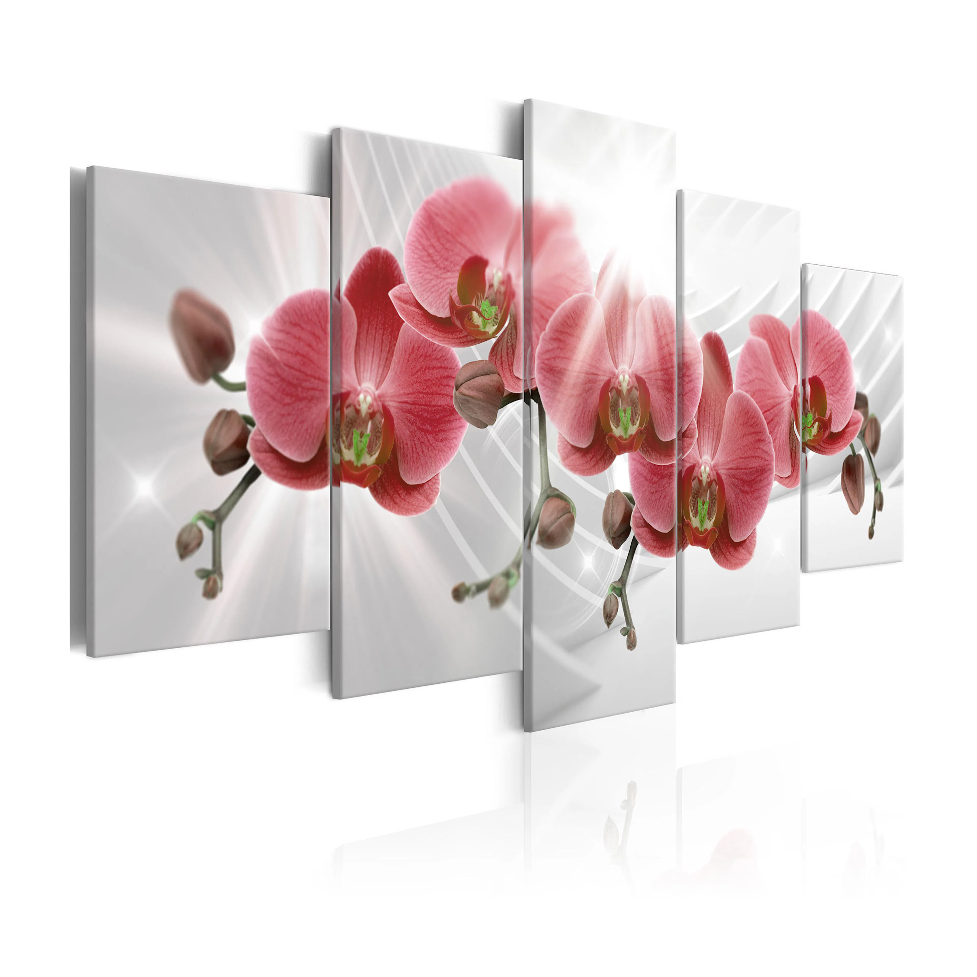 Tavla Arkiio Abstract Garden Red Orchis