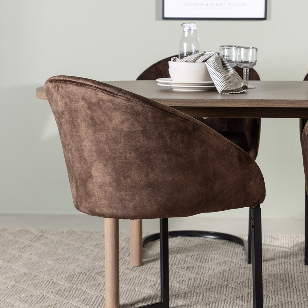 Matgrupp Venture Home Andy med 4 st Evening stolar