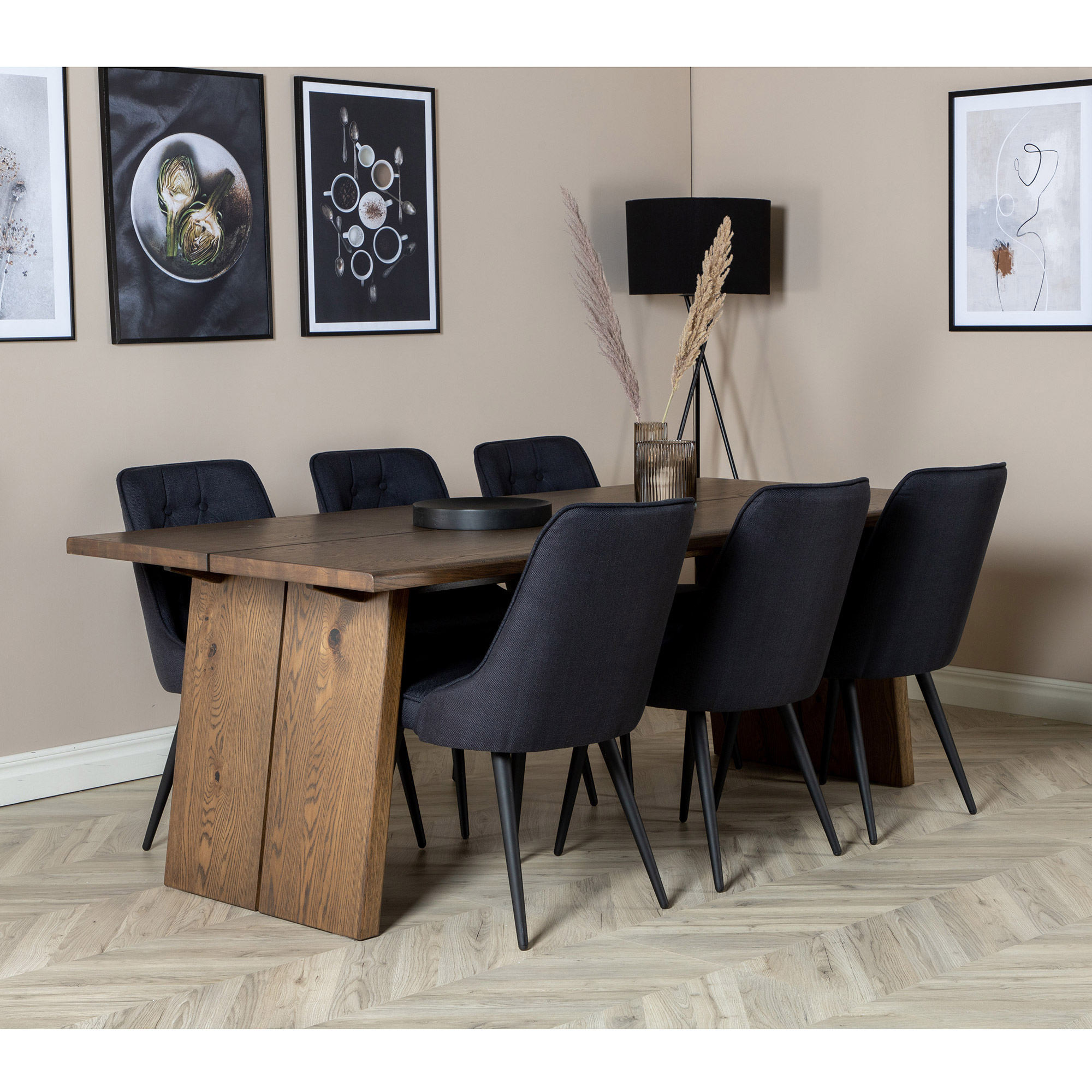 Matgrupp Venture Home Lotus med 6 Vera Stolar