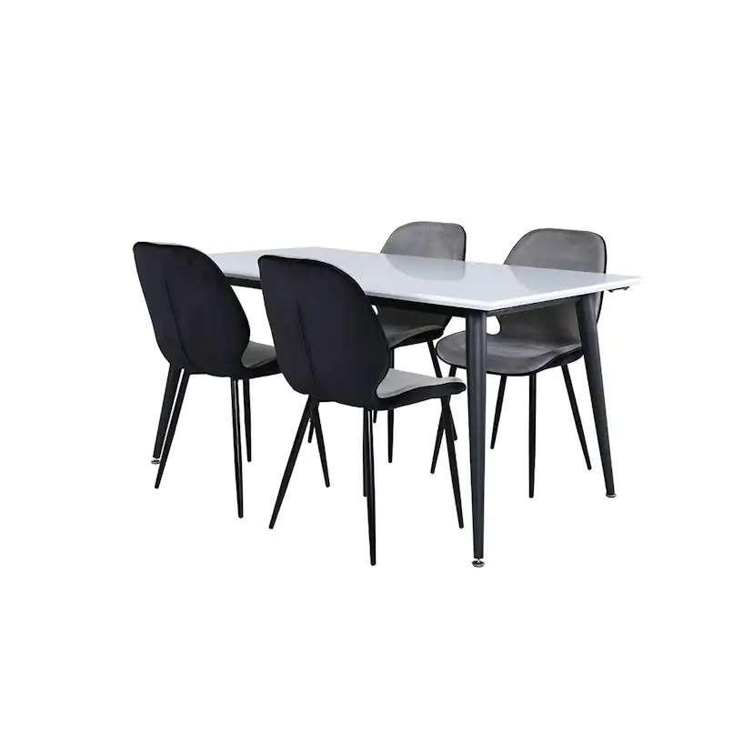 Matgrupp Venture Home Jolie med 4 Elisa Stolar