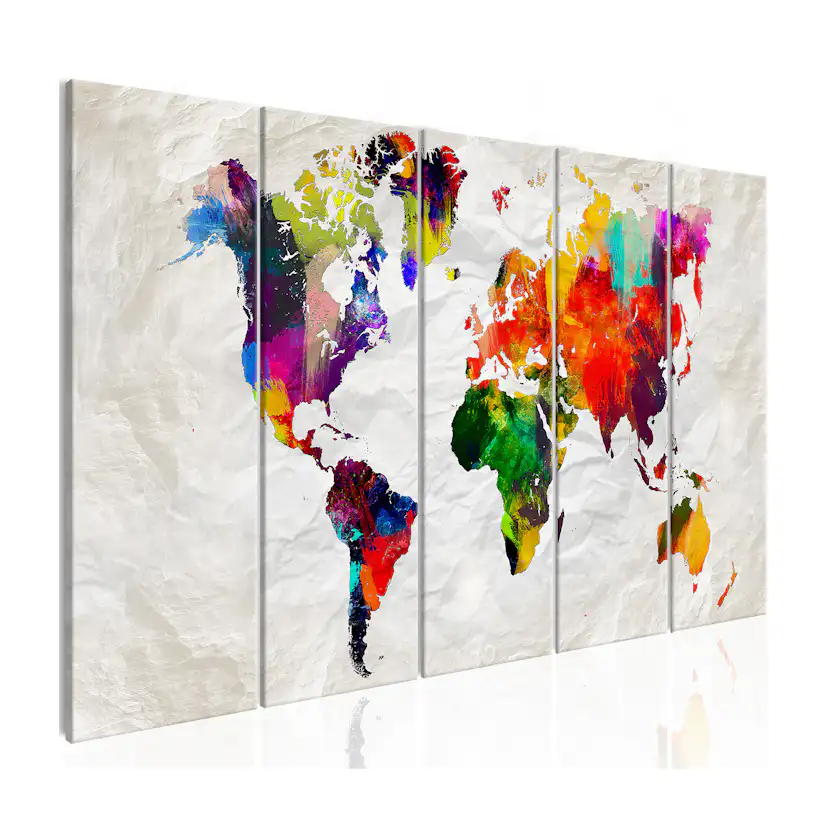 Tavla Arkiio Crumpled Map