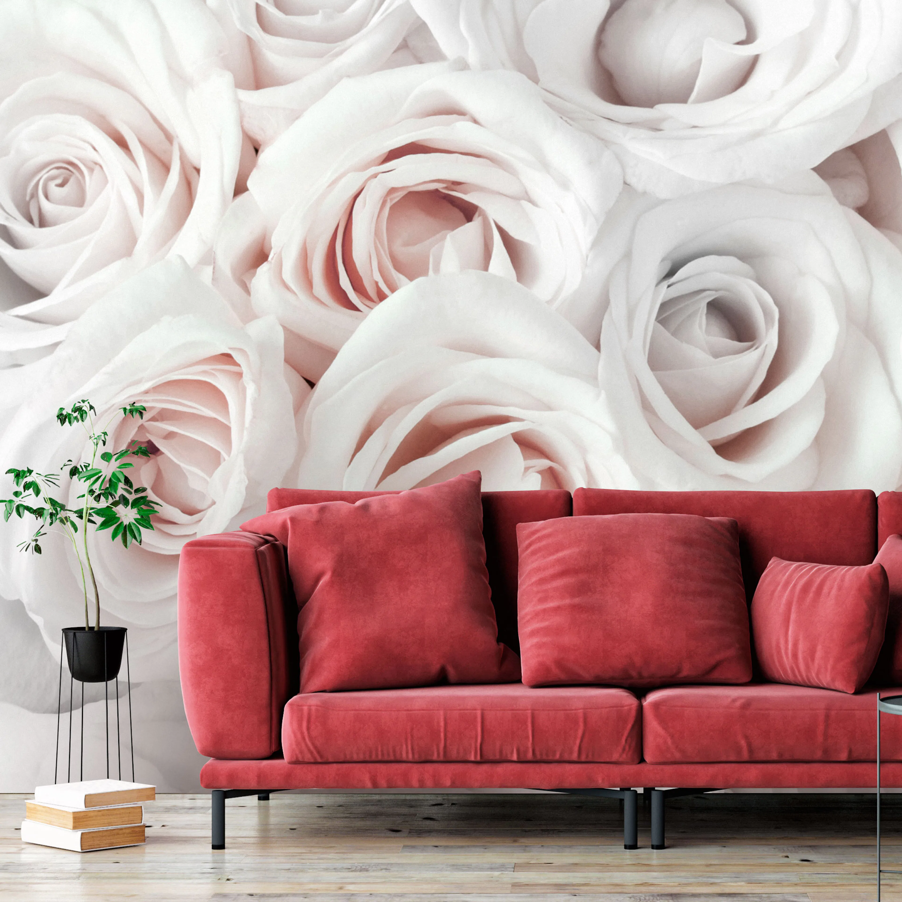 Fototapet Arkiio Självhäftande Satin Rose Pink