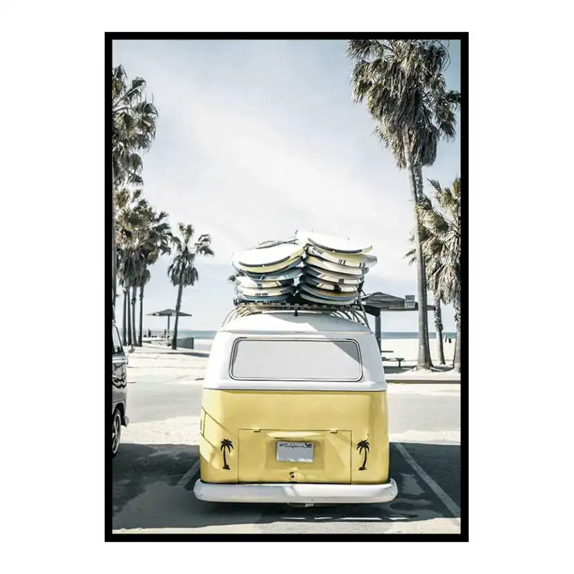 Poster Gallerix Venice Beach Surf Van