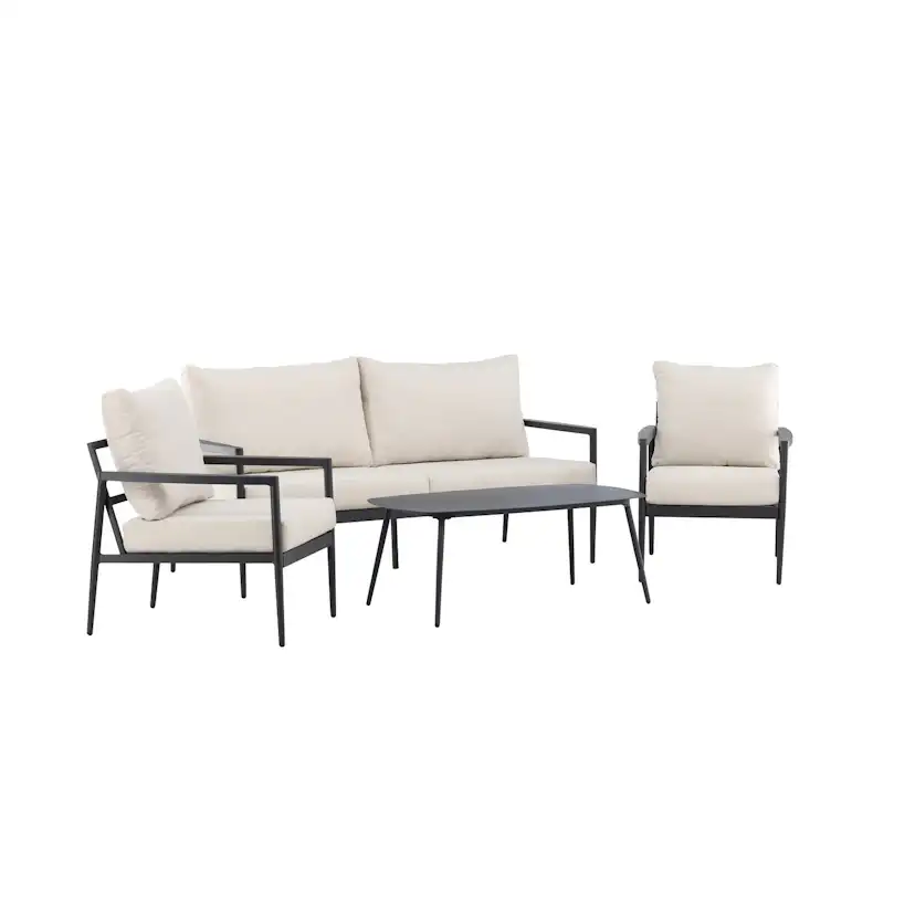 Loungeset Venture Home Taromina Soffgrupp Utomhus i Aluminium