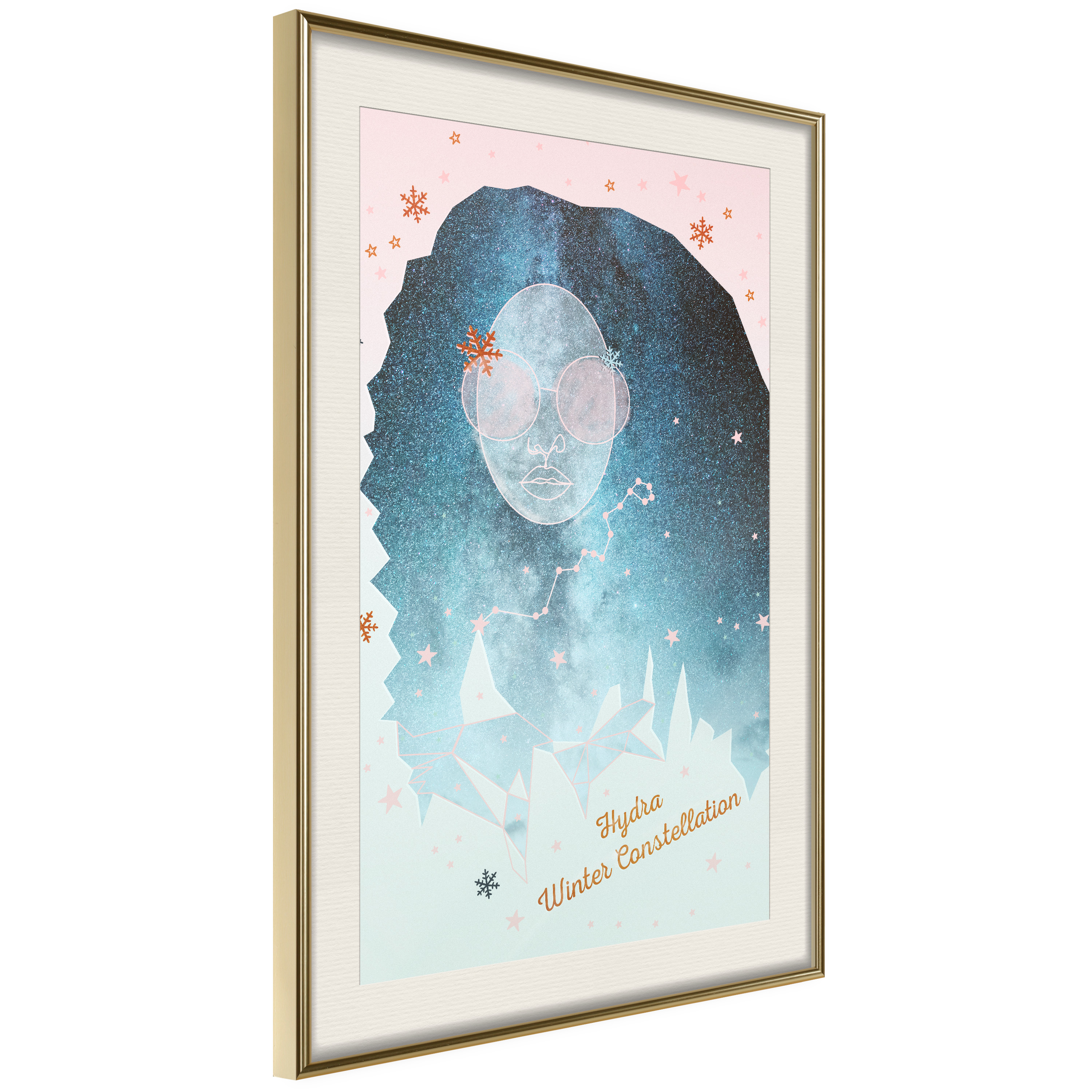Poster Artgeist Affisch Hydra Winter Constellation