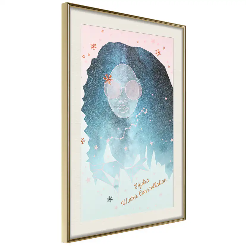 Poster Artgeist Affisch Hydra Winter Constellation
