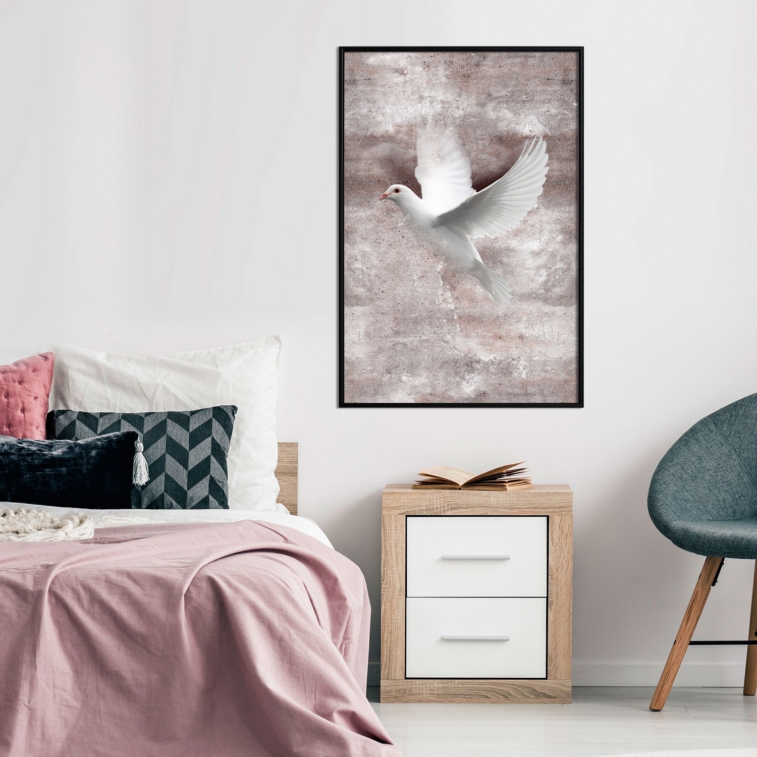 Poster Artgeist Affisch Love in Flight