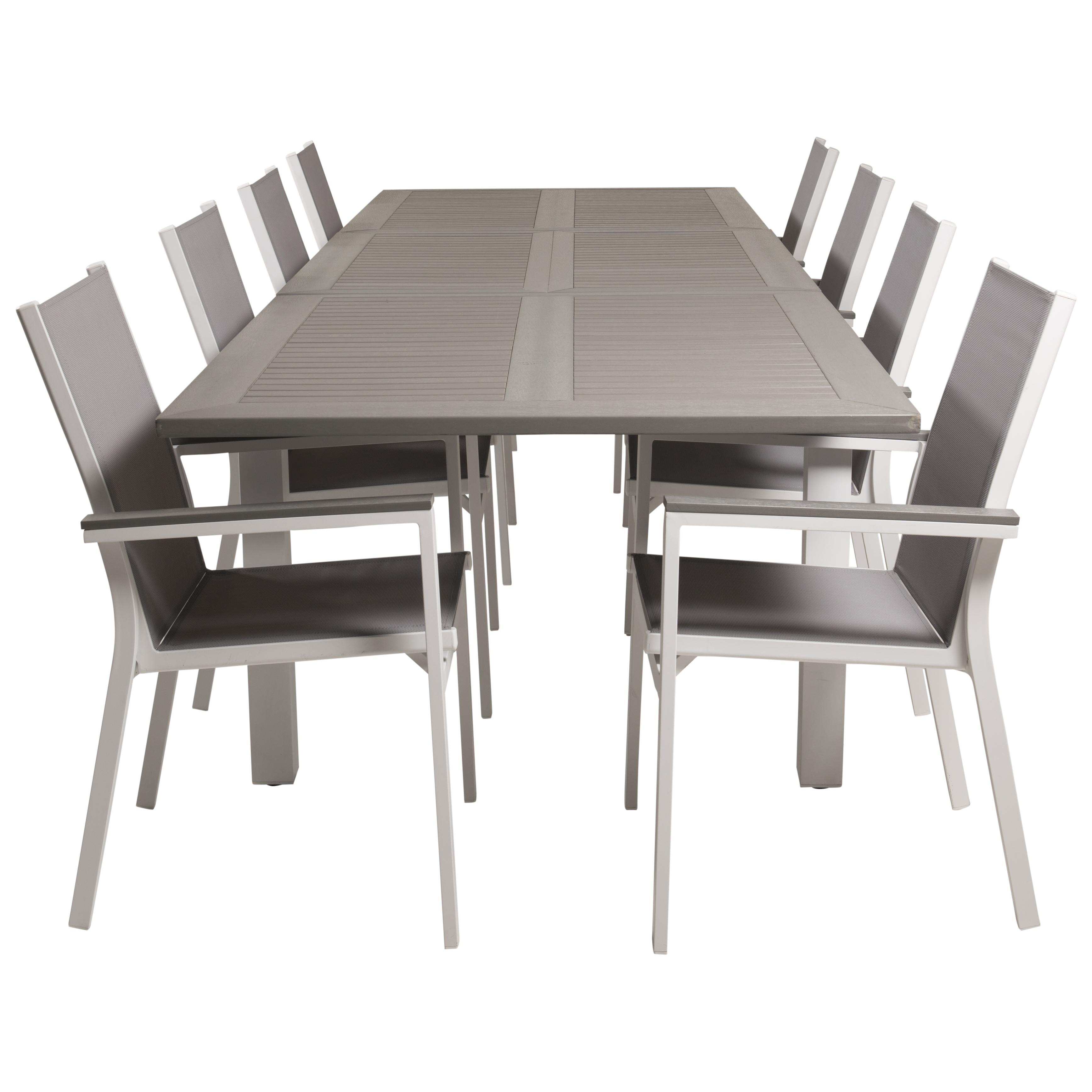 Matgrupp Venture Home Aleyna 224/324 med 8 Pincy Stolar