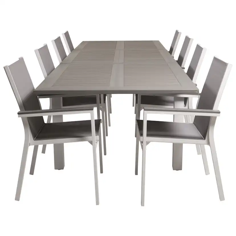 Matgrupp Venture Home Aleyna 224/324 med 8 Pincy Stolar