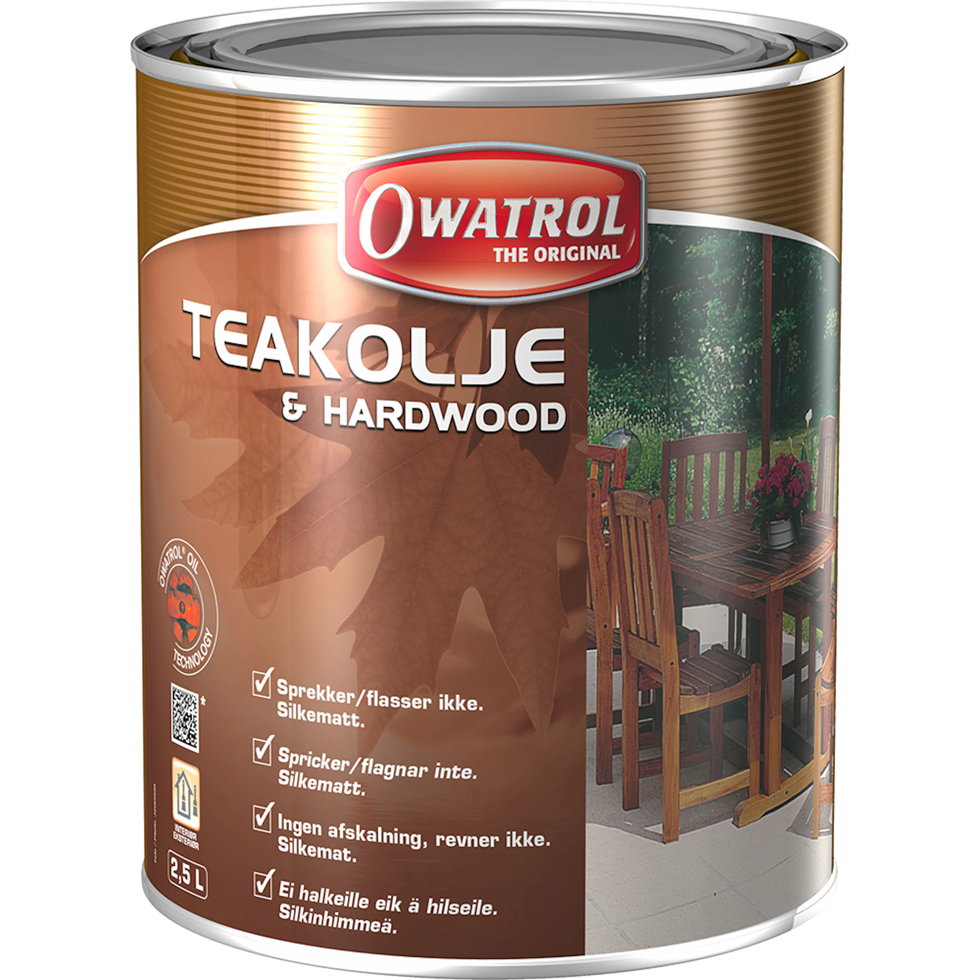 OWATROL TEAKOLJA 2,5 L Volym: 2,5 Liter