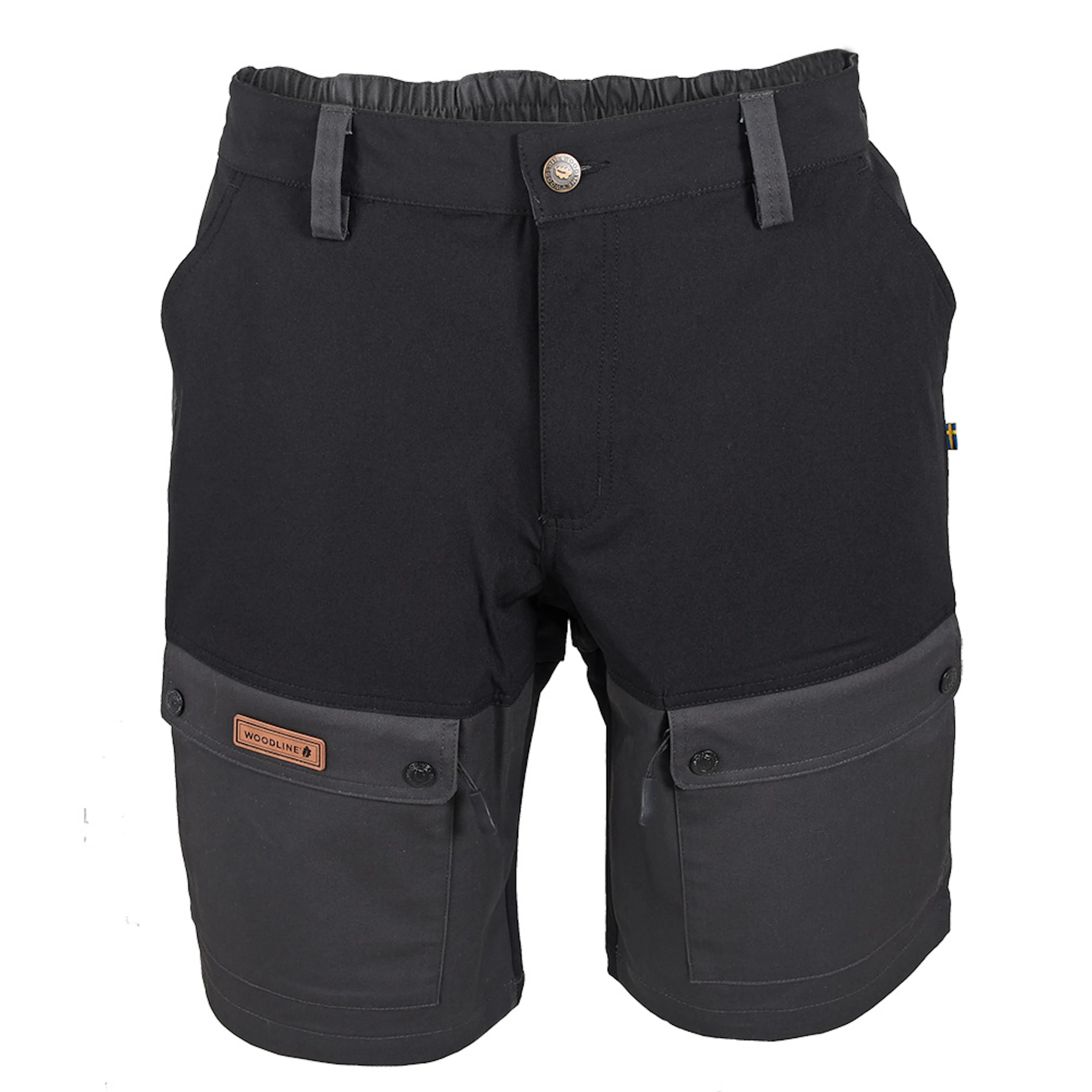 Woodline Shorts Boksund Svart/Grå 4 Storlek: 4XL
