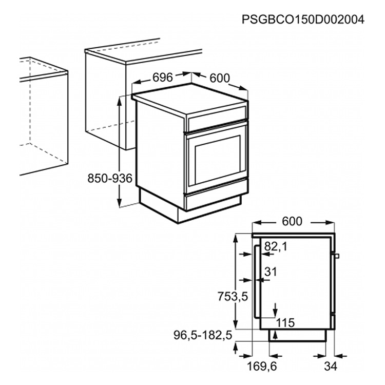 Spis Electrolux EKC7051BOW