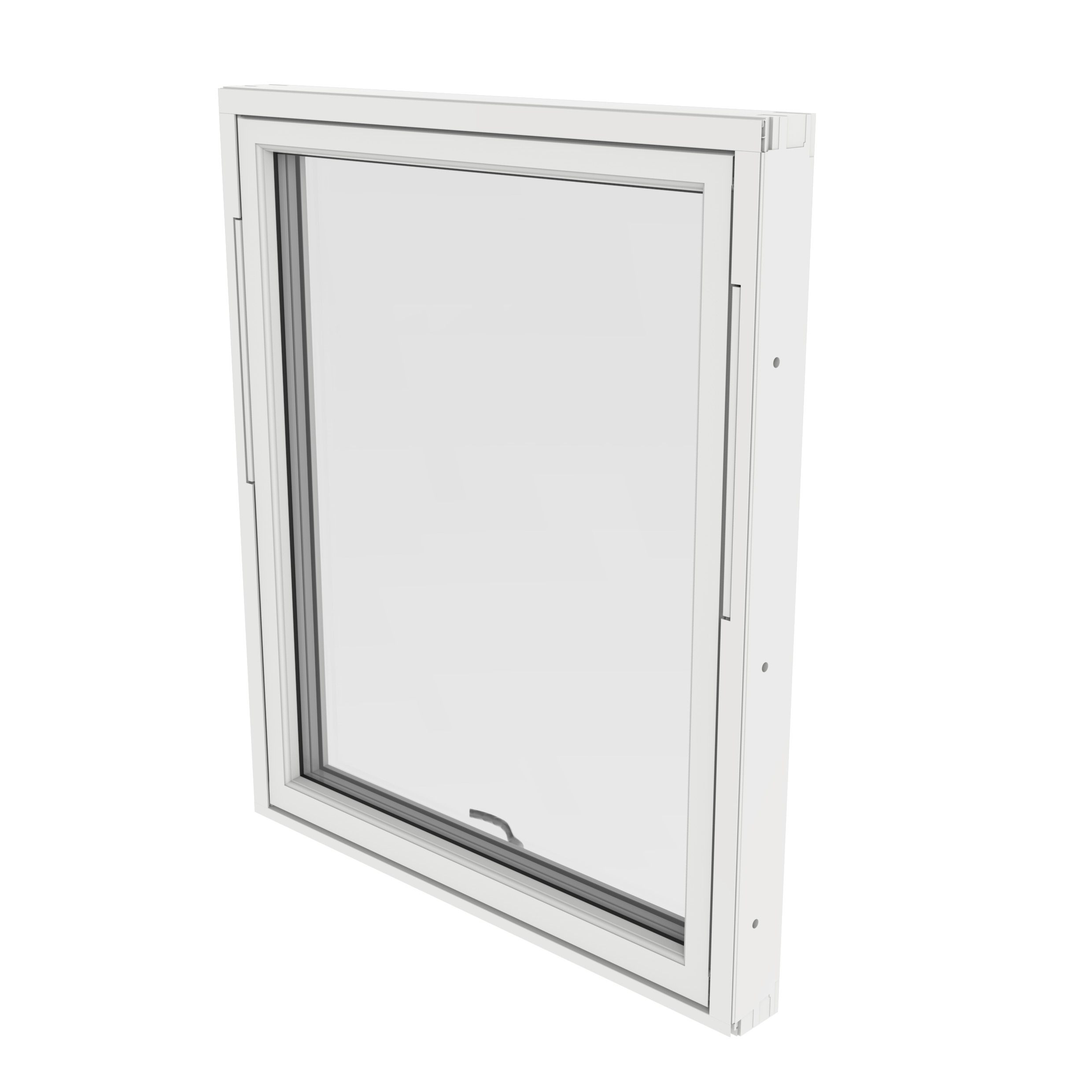 Vridfönster Outline 3-Glas Aluminium