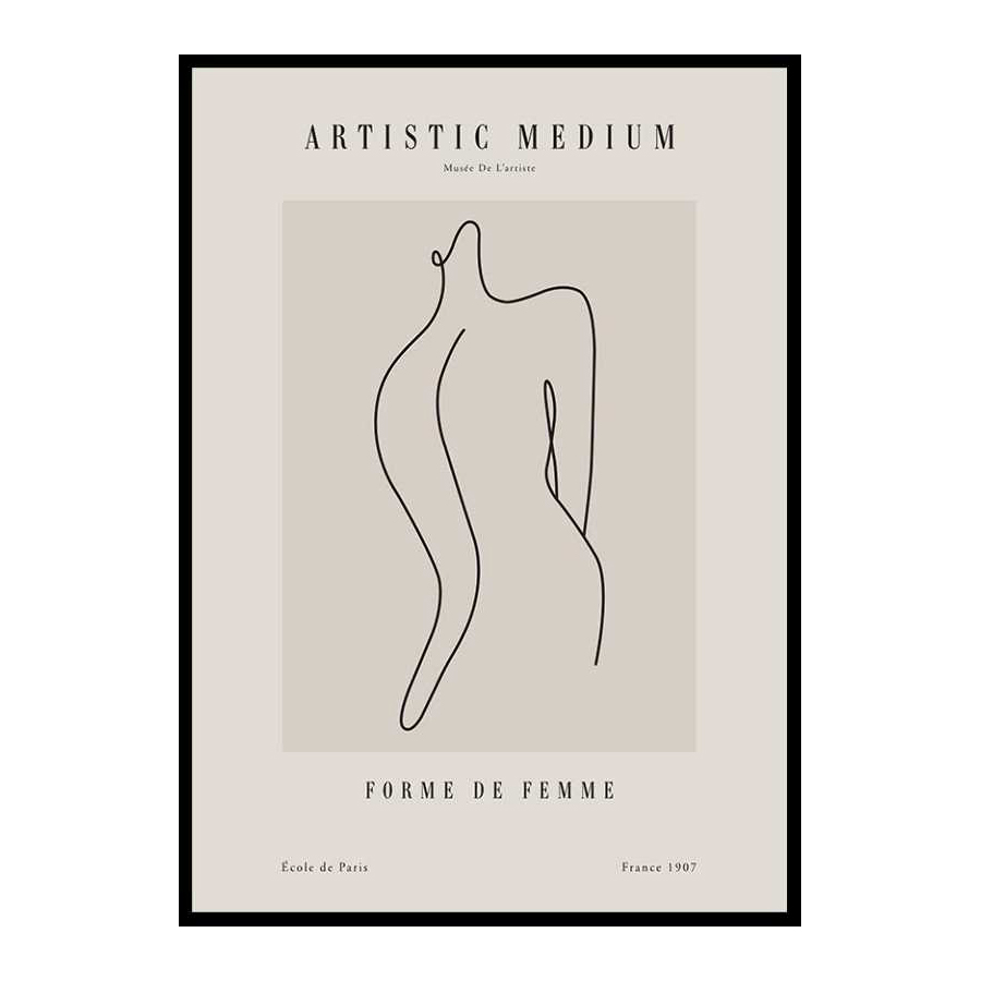 Poster Gallerix Picasso Forme femme