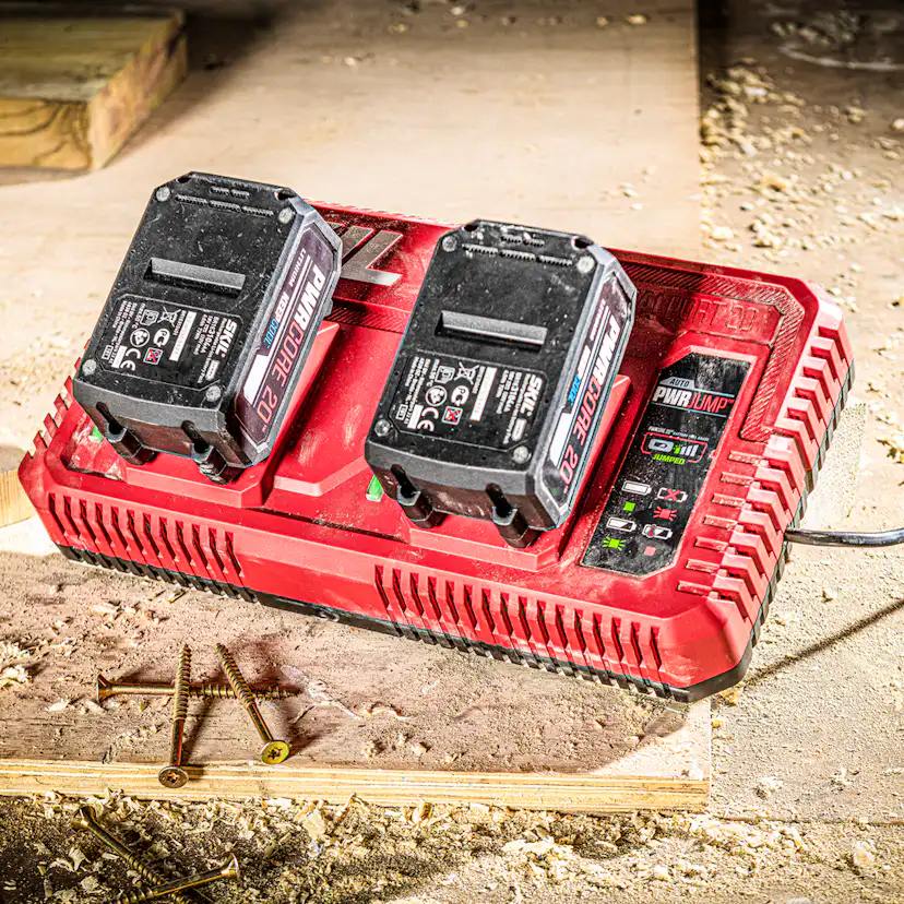 Batteriladdare SKIL 2x20V Dubbel För PWRCORE 20™