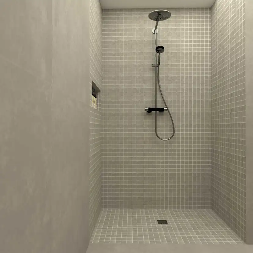Mosaik Ceramiche Keope Ikon Silver Grå 5x5 cm Matt