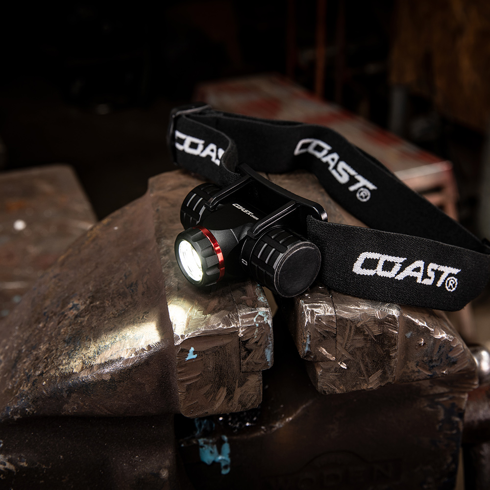 Pannlampa Coast XPH25R Uppladdningsbar 410 lumen