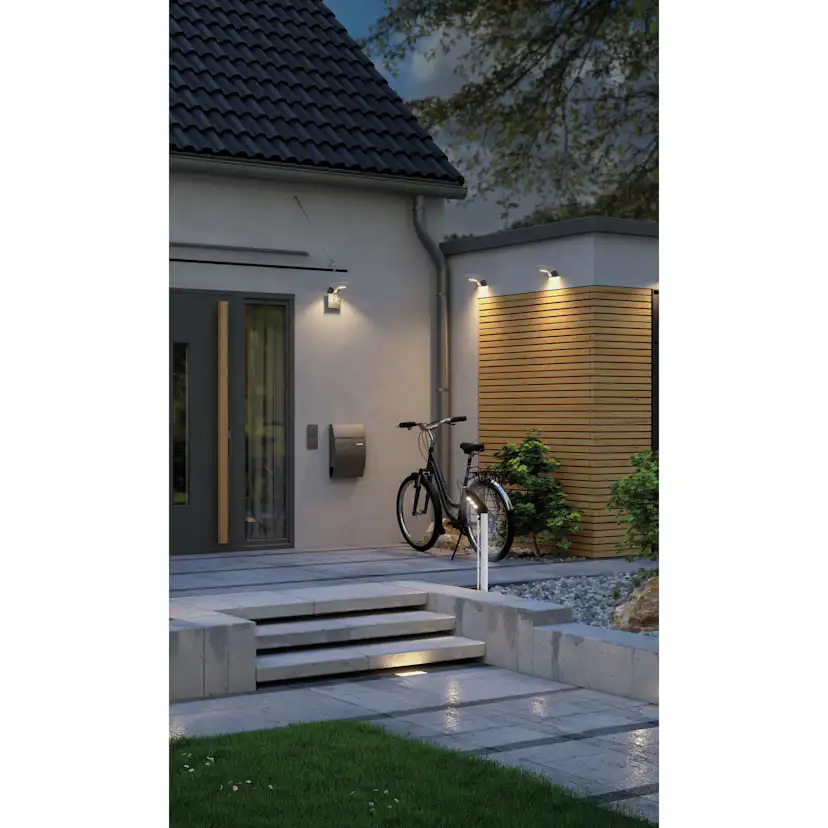 Pollare Solcell LED Paulmann Soley Smart Home Zigbee 3.0 med Rörelsesensor IP44