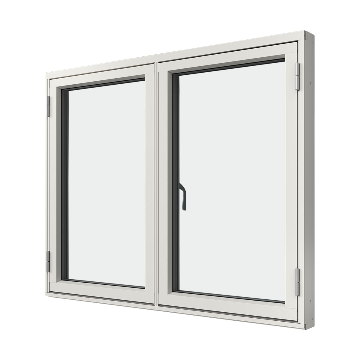 Sidohängt Fönster Elitfönster Original Aluminium 100 2-Luft