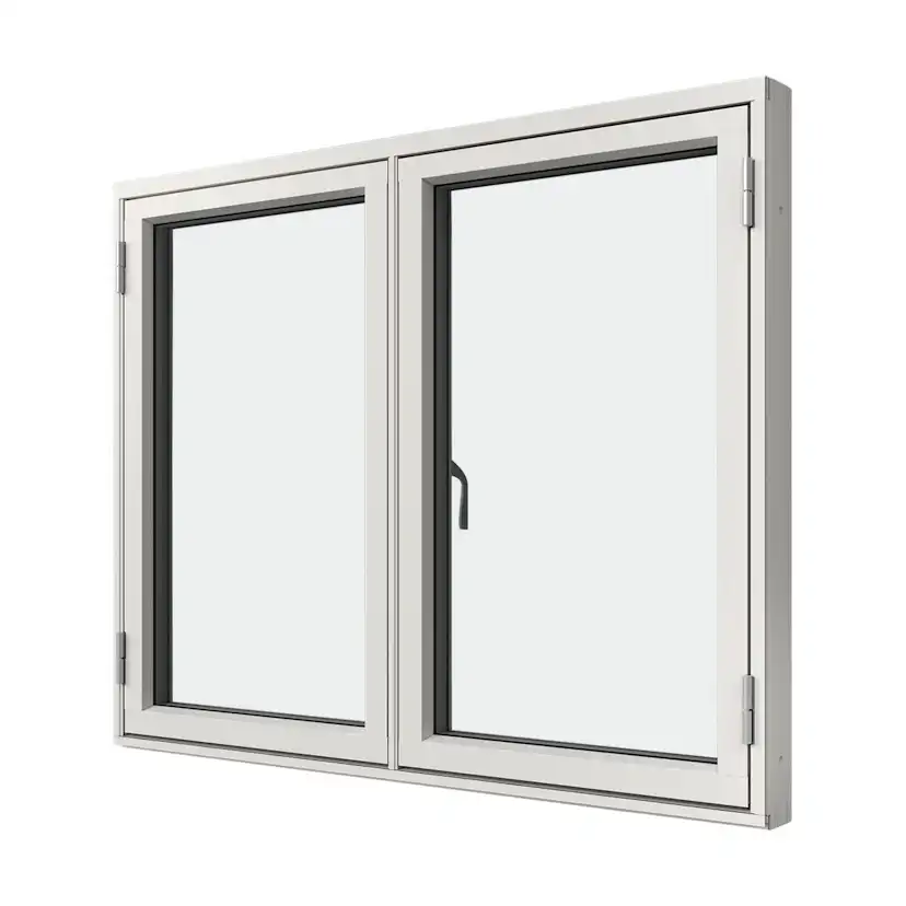 Sidohängt Fönster Elitfönster Original Aluminium 100 2-Luft
