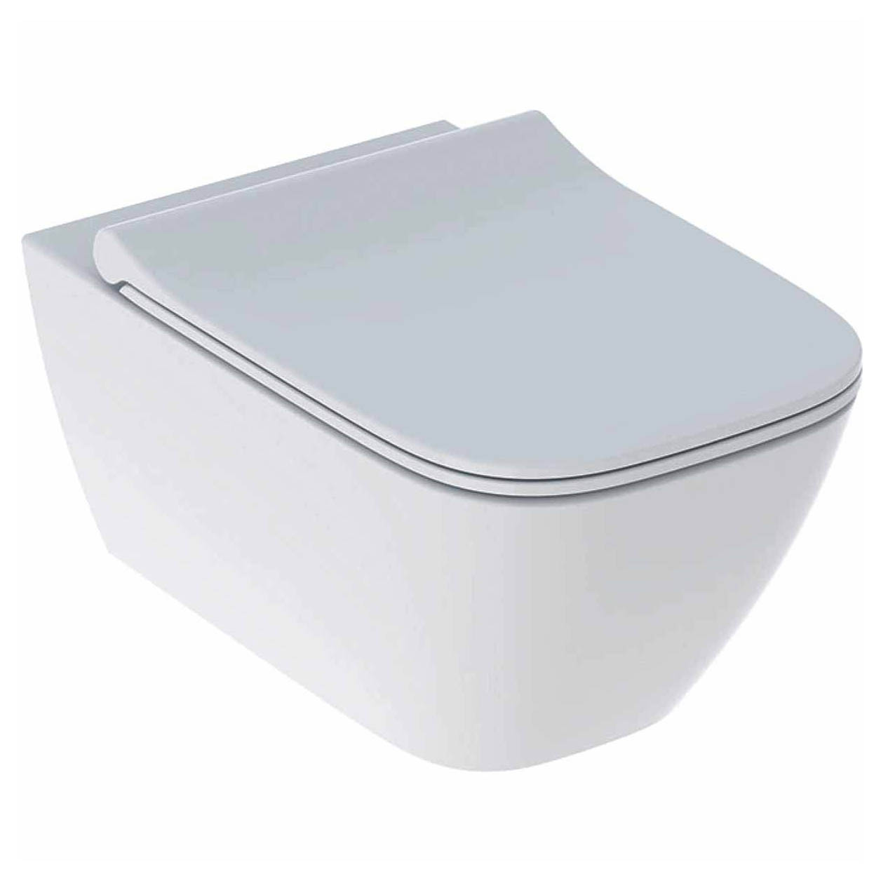 Vägghängd Toalettstol Geberit Smyle Square Rimfree 500.685.01.1