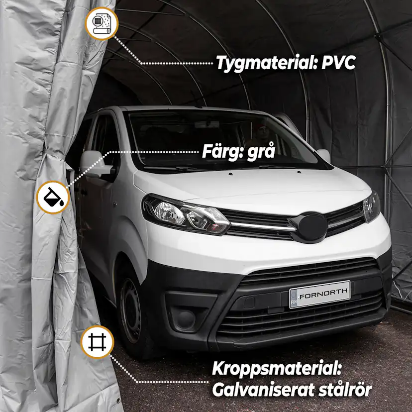 Garagetält Fornorth 3,5x7,5m