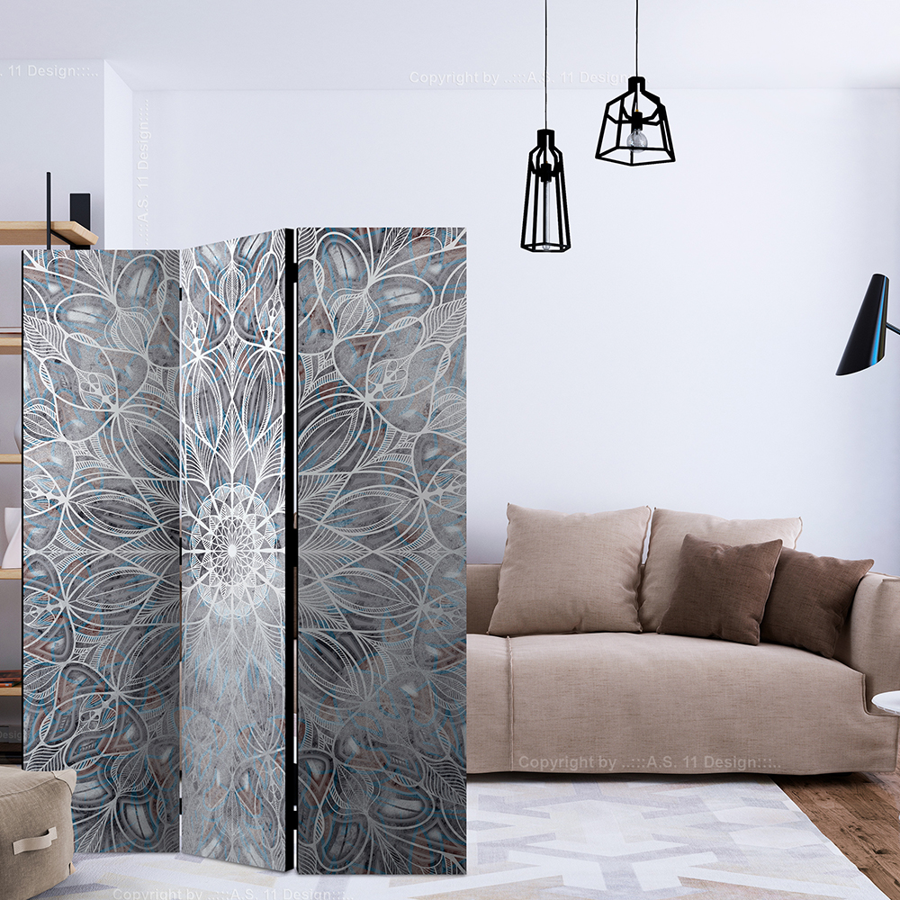 Rumsavdelare Skärmvägg Arkiio Blurred Mandala 135x172 cm