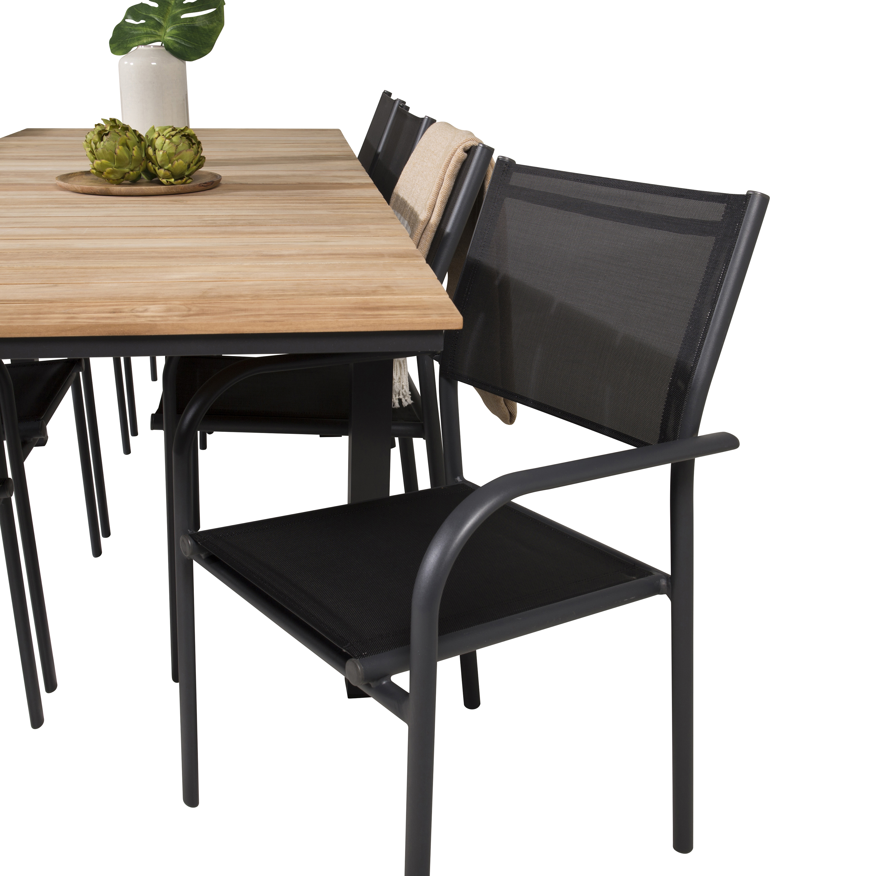 Matgrupp Venture Home Meya 160/240 med 8 Siri Matstolar