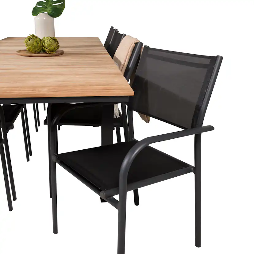 Matgrupp Venture Home Meya 160/240 med 8 Siri Matstolar