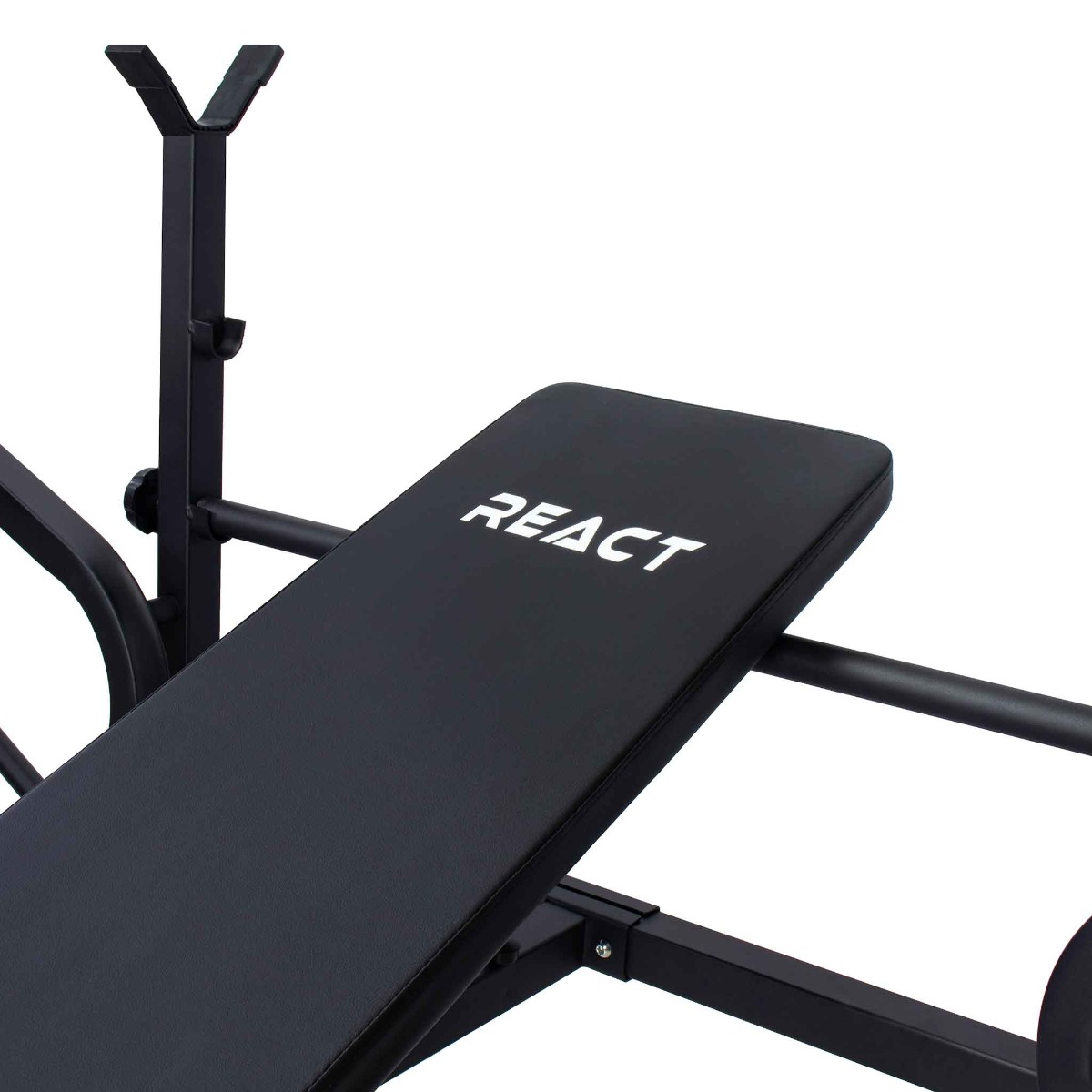 Bänkpress React med Skivstångställning