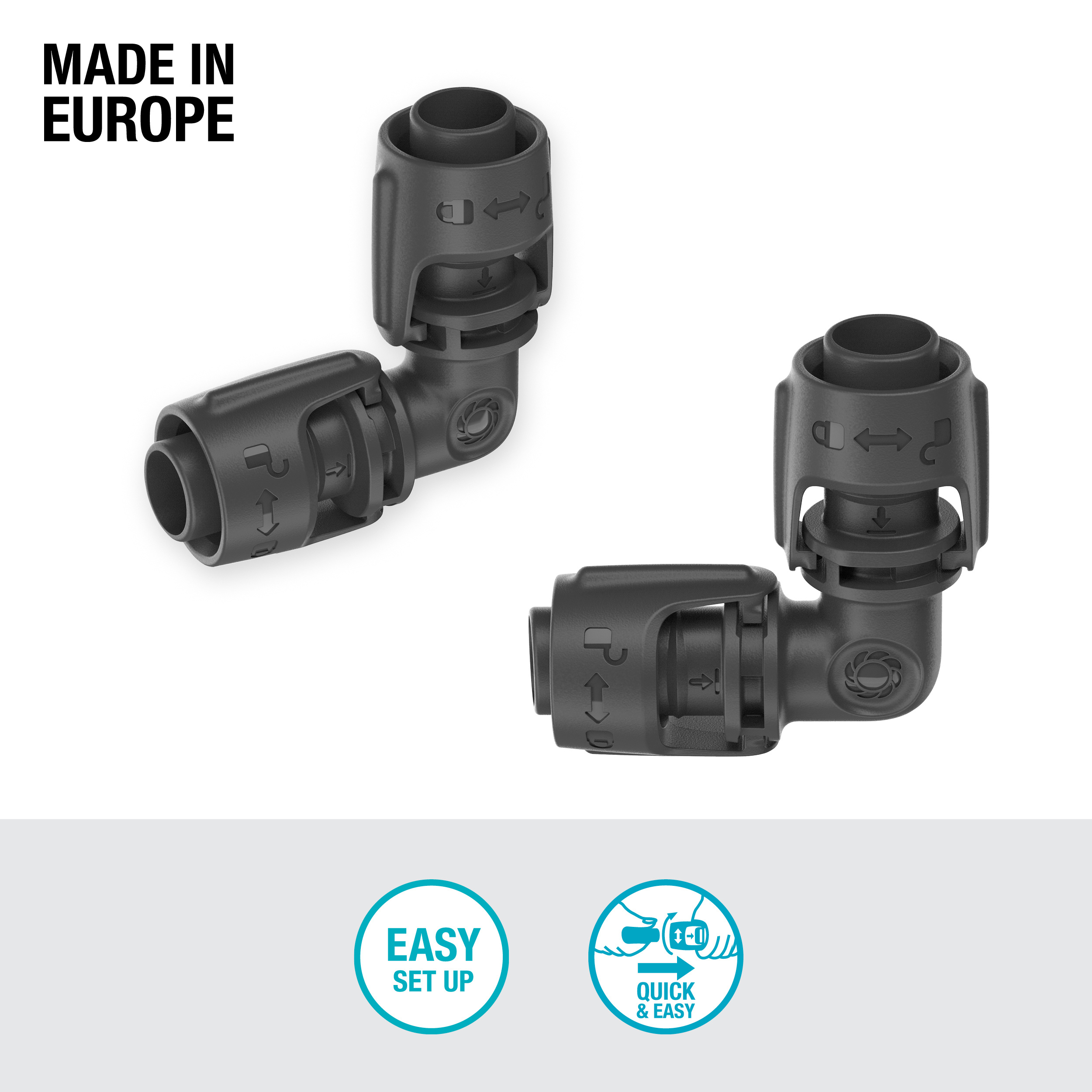 L-koppling Gardena Micro-Drip 13 mm