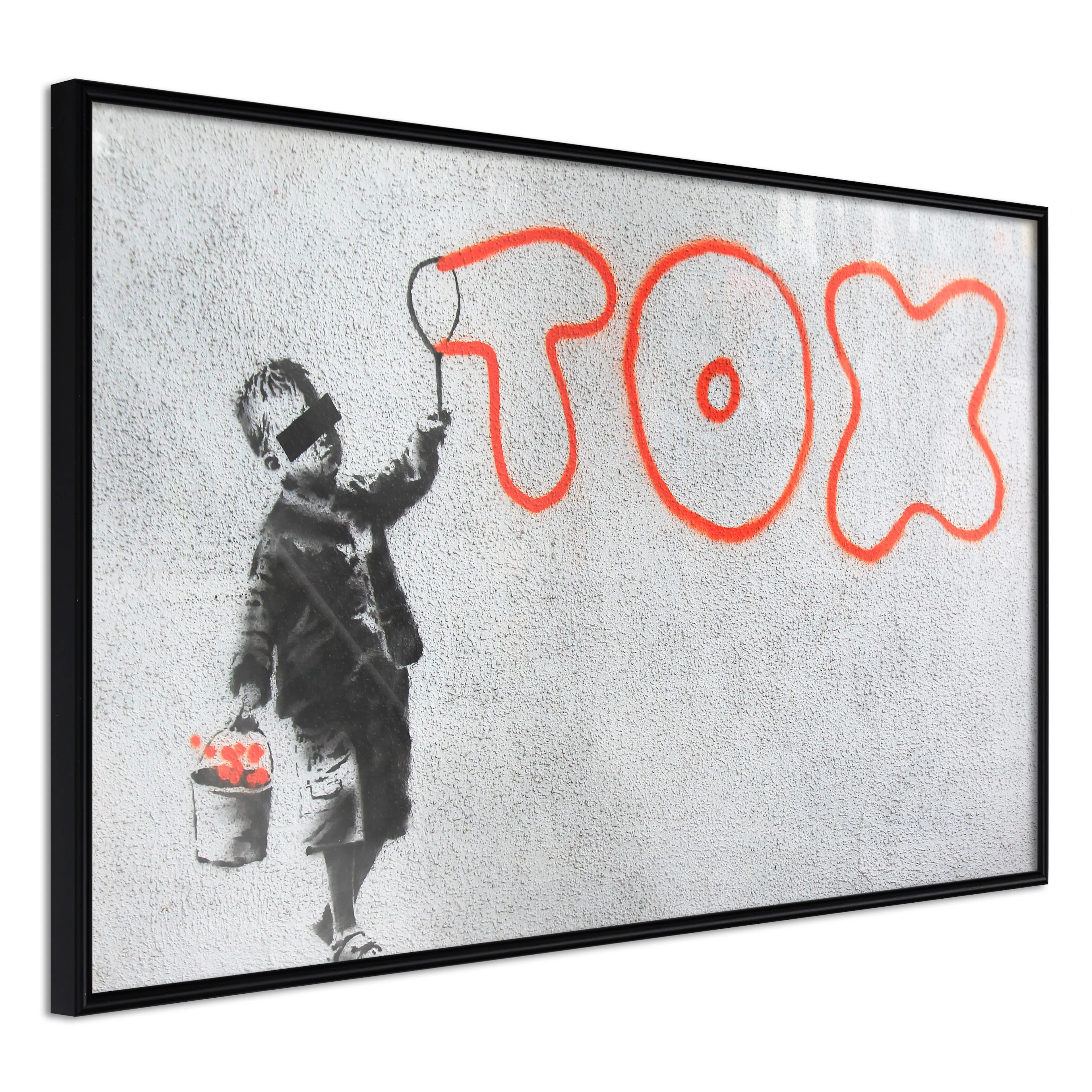 Affisch - Toxic [Poster] 30x20 Svart ram, 30x20 cm