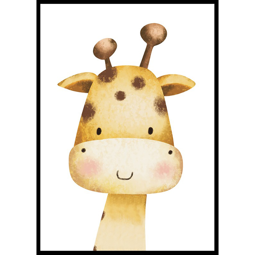 Poster Gallerix Giraffe Portrait