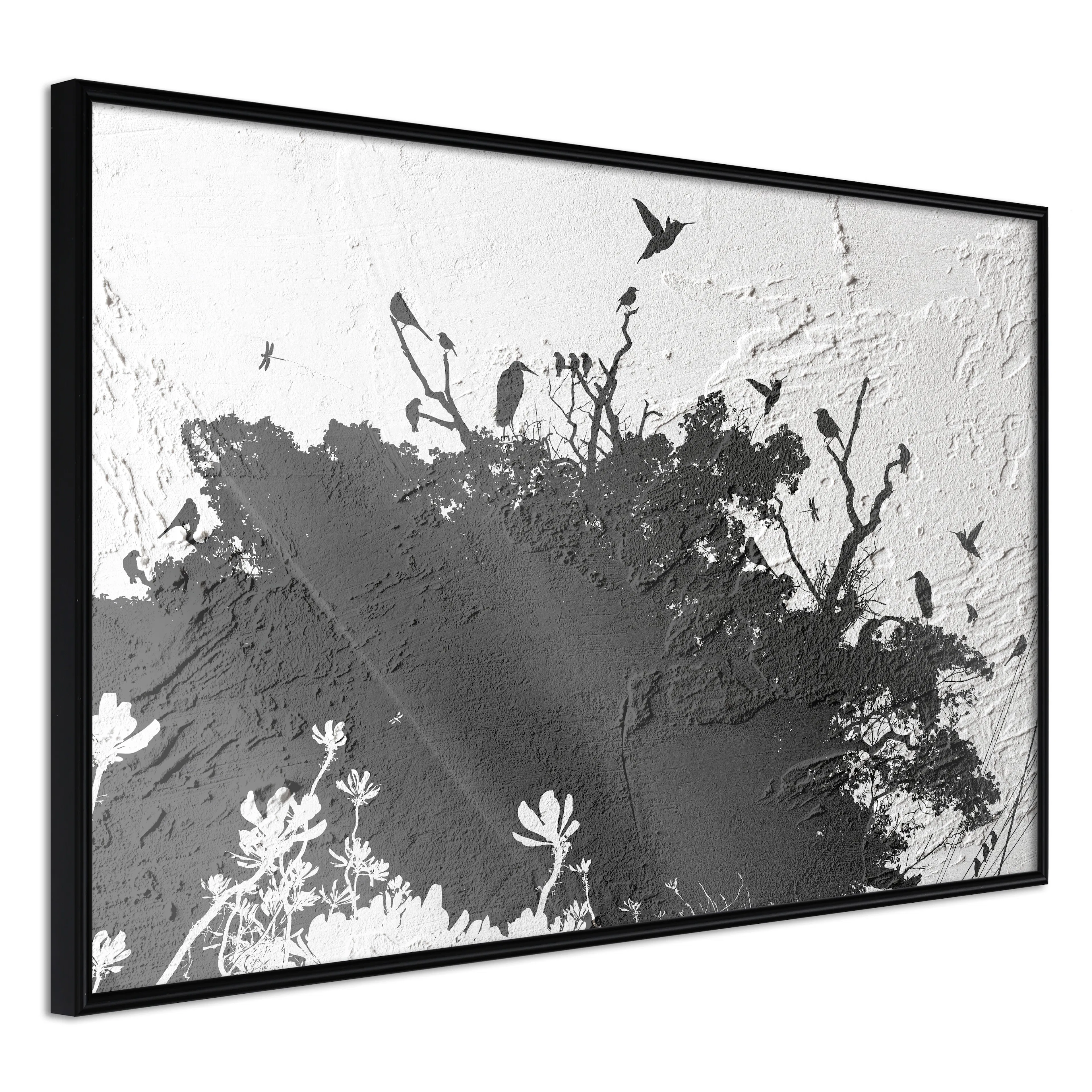 Affisch - Shadow of Nature [Poster] 30x20 Svart ram, 30x20 cm