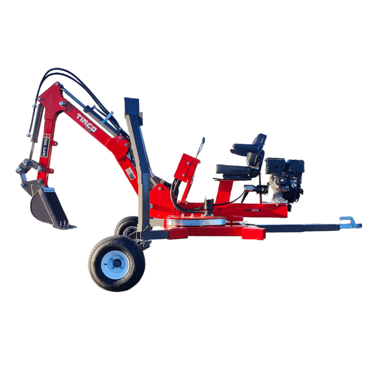 Grävmaskin Timco ATV-570R 15 hk 360° Roterande & 30 cm Skopa