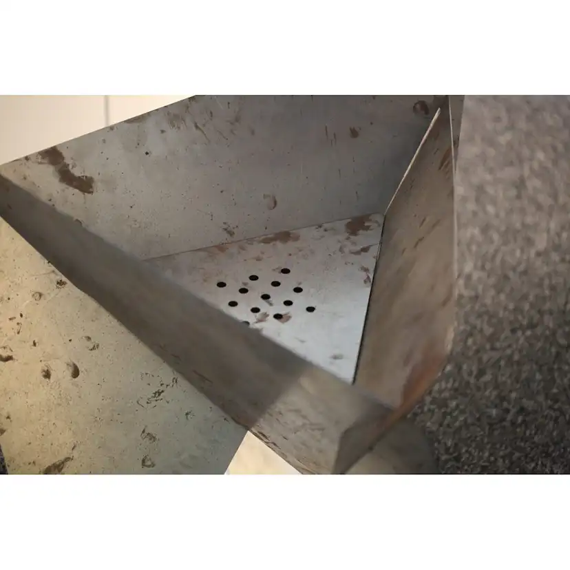 Eldfat Jabo Triangel Inkl Fat Corten 64x64x54 cm