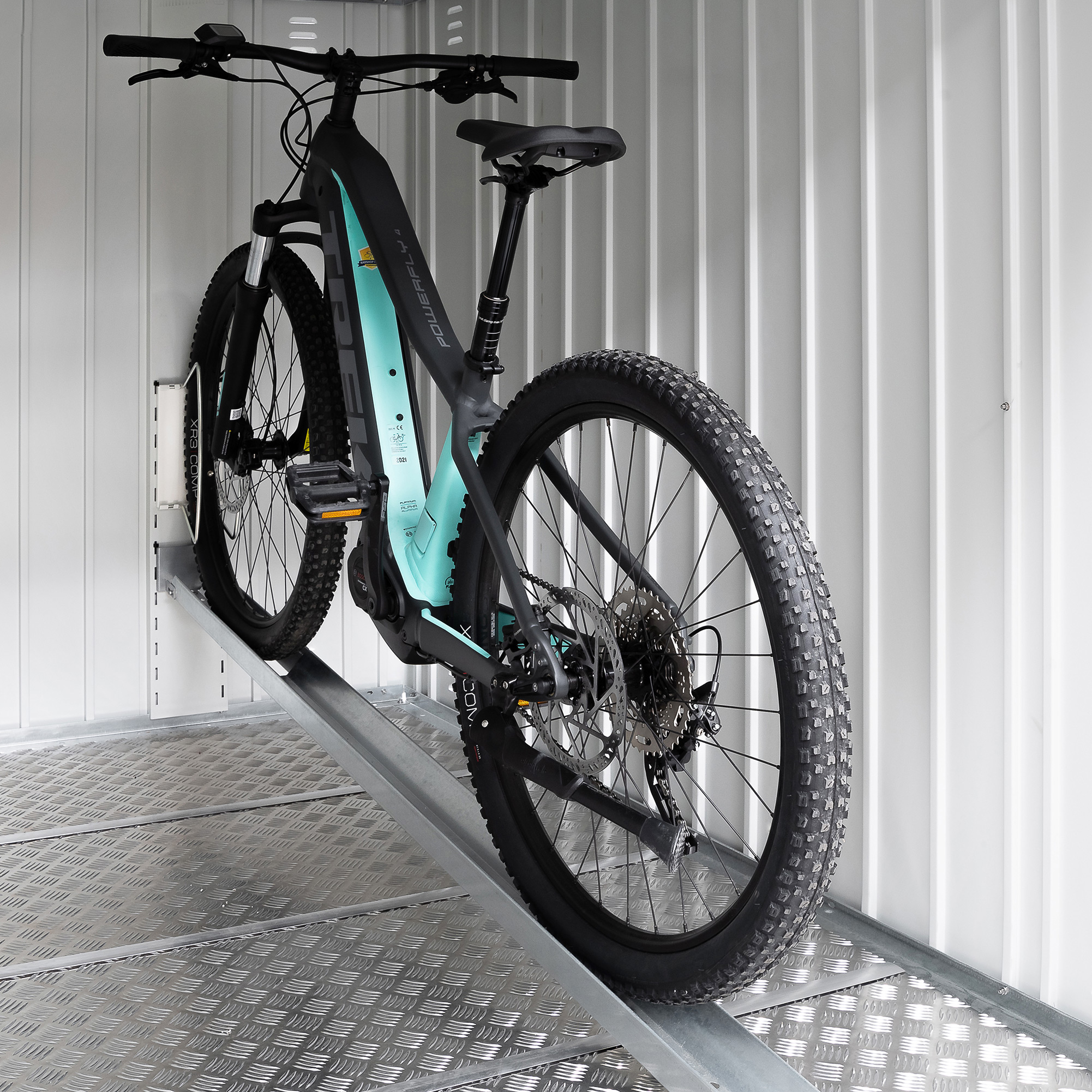 Cykelhängare Biohort MiniGarage L Silver/Metallic