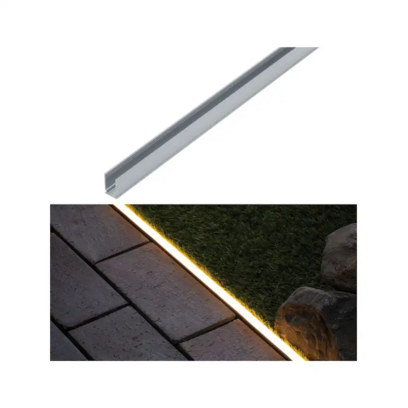 Fäste Paulmann Plug & Shine Tillbehör Remsa Aluminiumprofil 0,99m