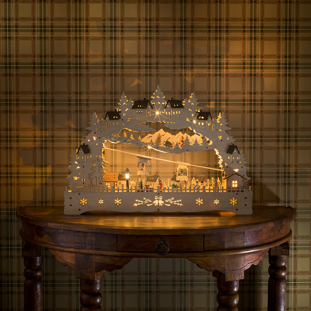 Dekorationsbelysning Gnosjö Konstsmide Skidort